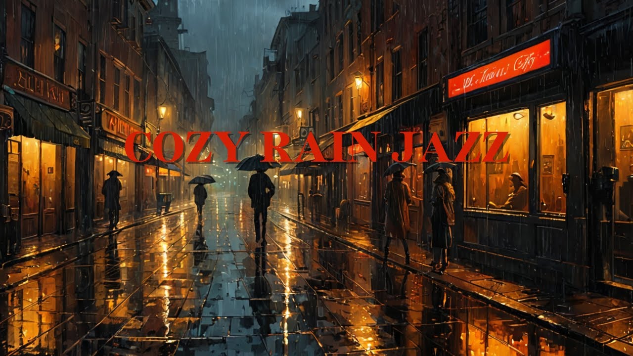 Cozy Rain Jazz | Soft Smooth Study & Focus Jazz