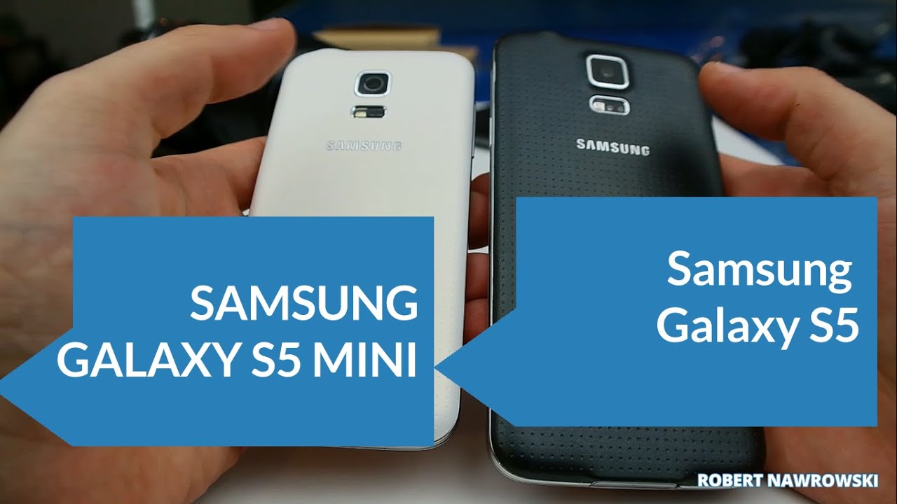 Samsung Galaxy S5 vs. Samsung Galaxy S5 Mini  Por&oacute;wnanie 1 Obudowa i wygląd | Robert Nawrowski