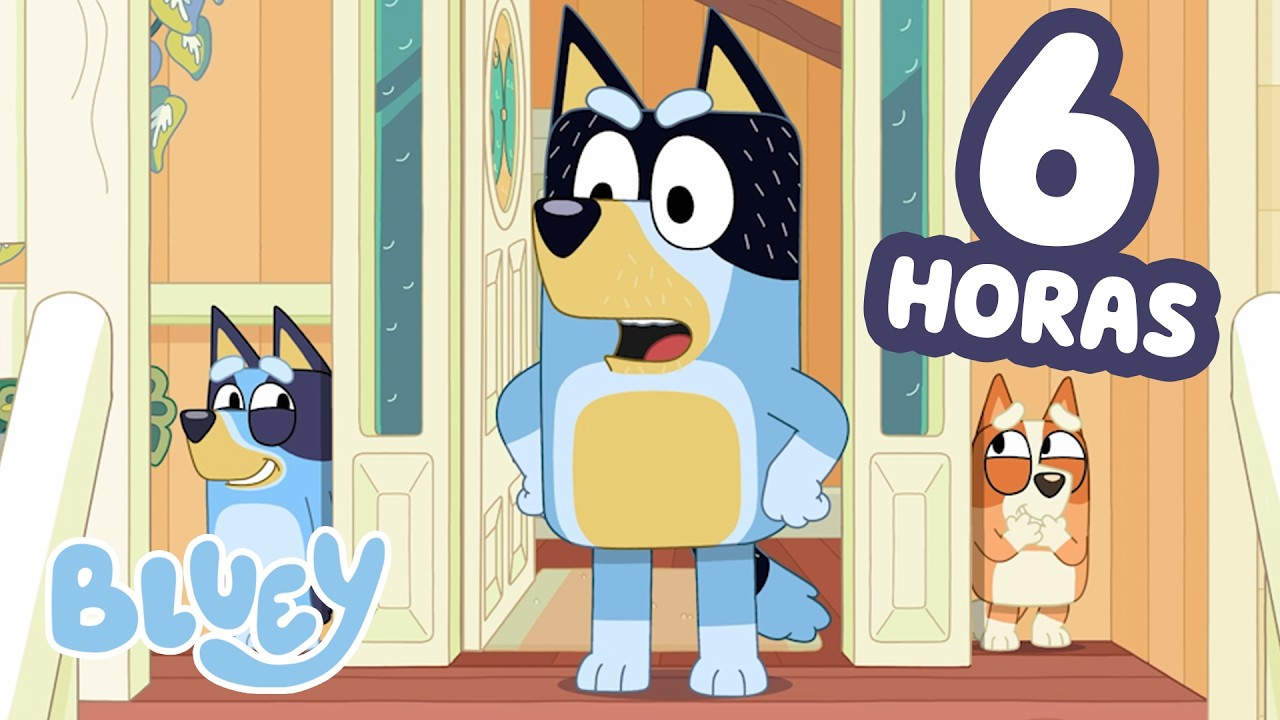 🔴EN VIVO: ¡HORA DE JUGAR con Bluey! 💙 | 6 horas de juegos | Bluey - España Oficial