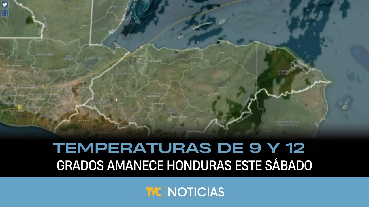 Con temperaturas de 9 y 12 grados amanece Honduras este sábado