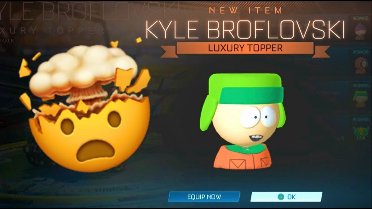 ALL *NEW* SOUTH PARK ITEMS IN ROCKET LEAGUE!