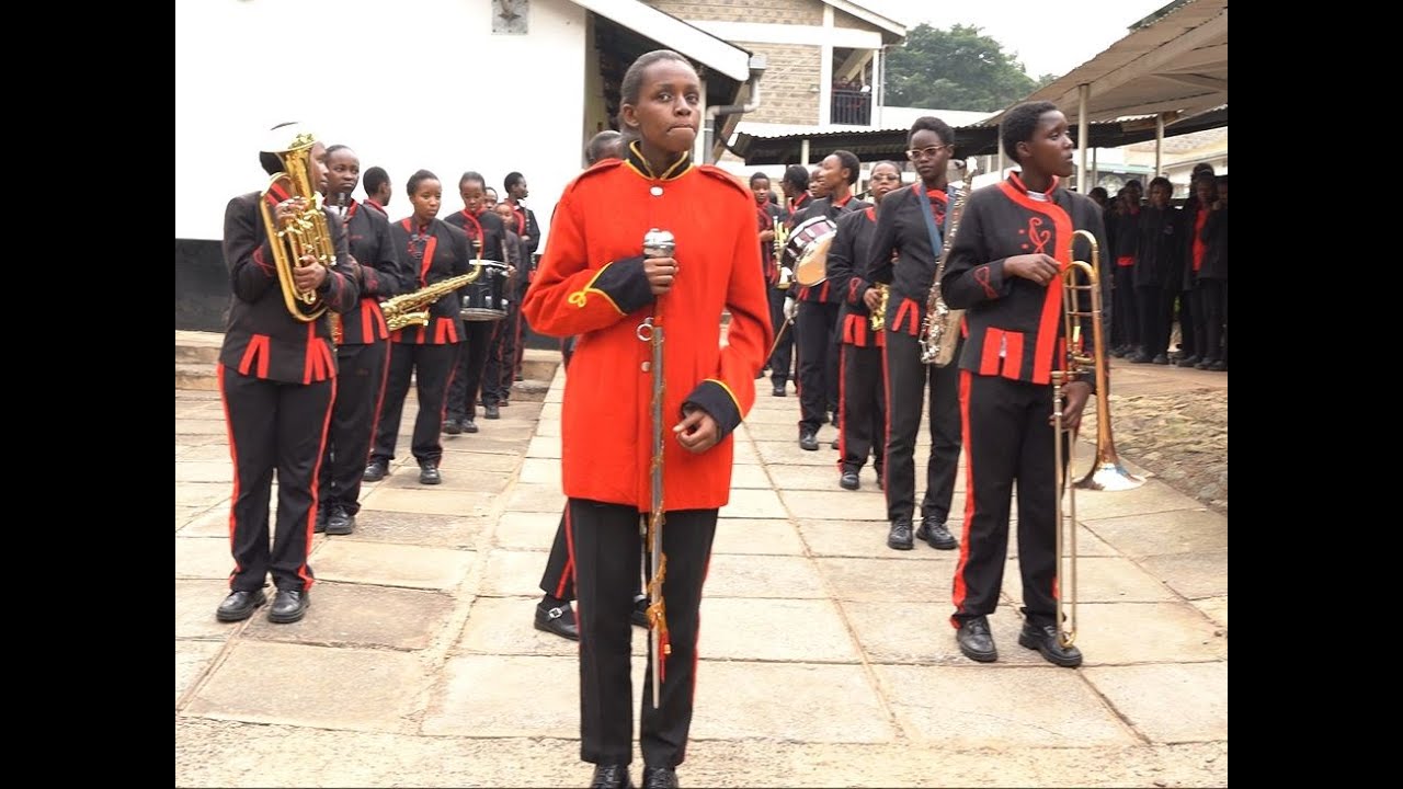 Starehe Girls' Centre School Band Performing Anthems and Other Songs