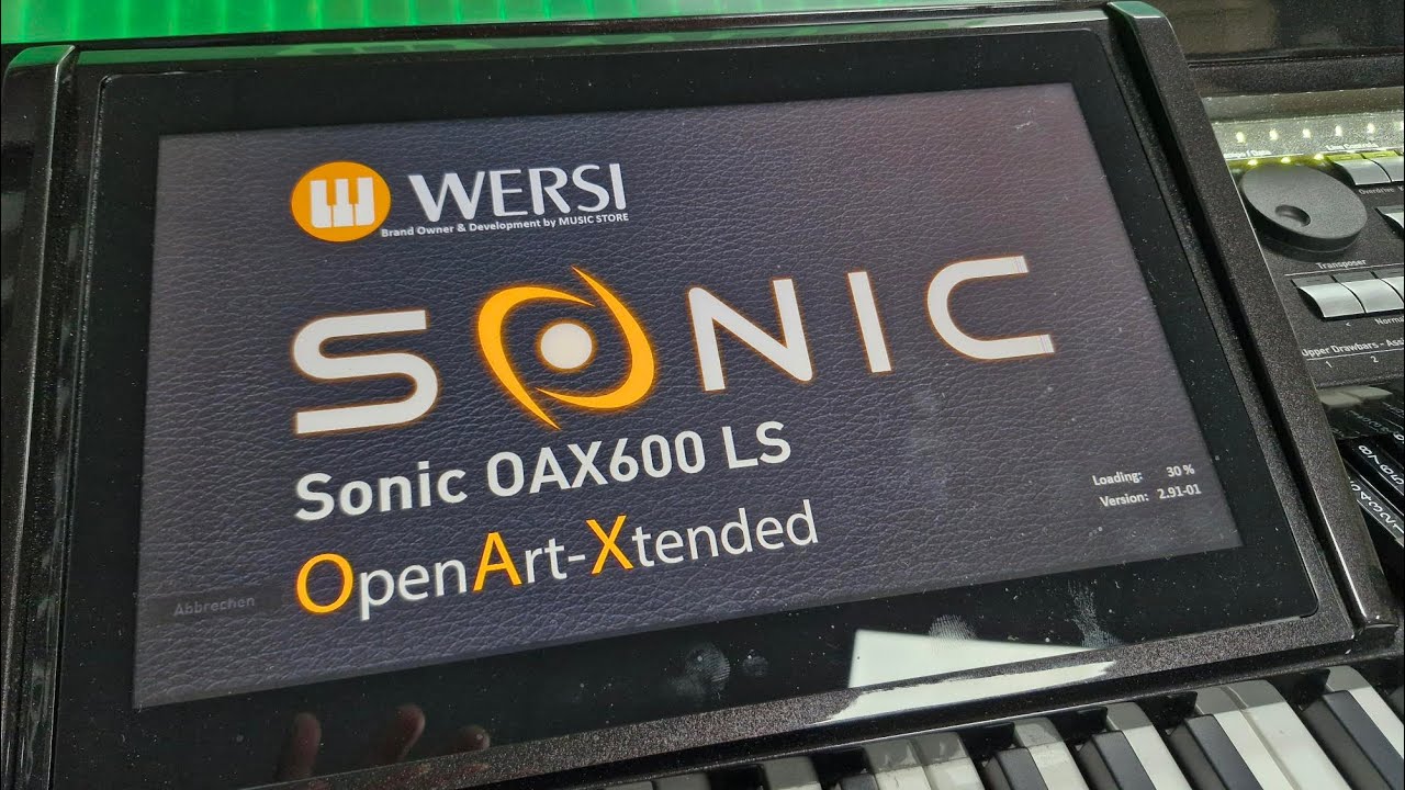 Wersi Sonic OAX600LS : Allens Music Organ & Keyboard Showcase 22