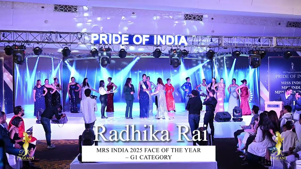 Radhika Rai has been crowned Mrs India 2025 Face of the Year &ndash; G1 Category