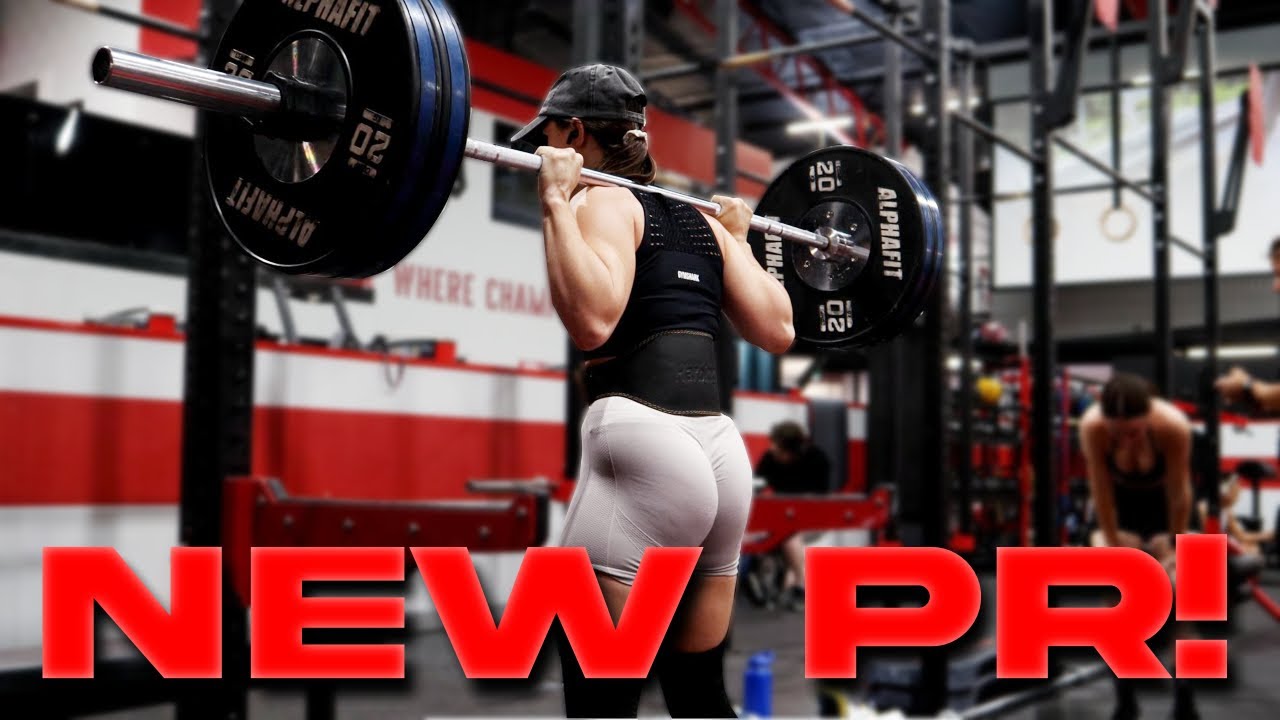 I HIT A NEW PR IN THE GYM!