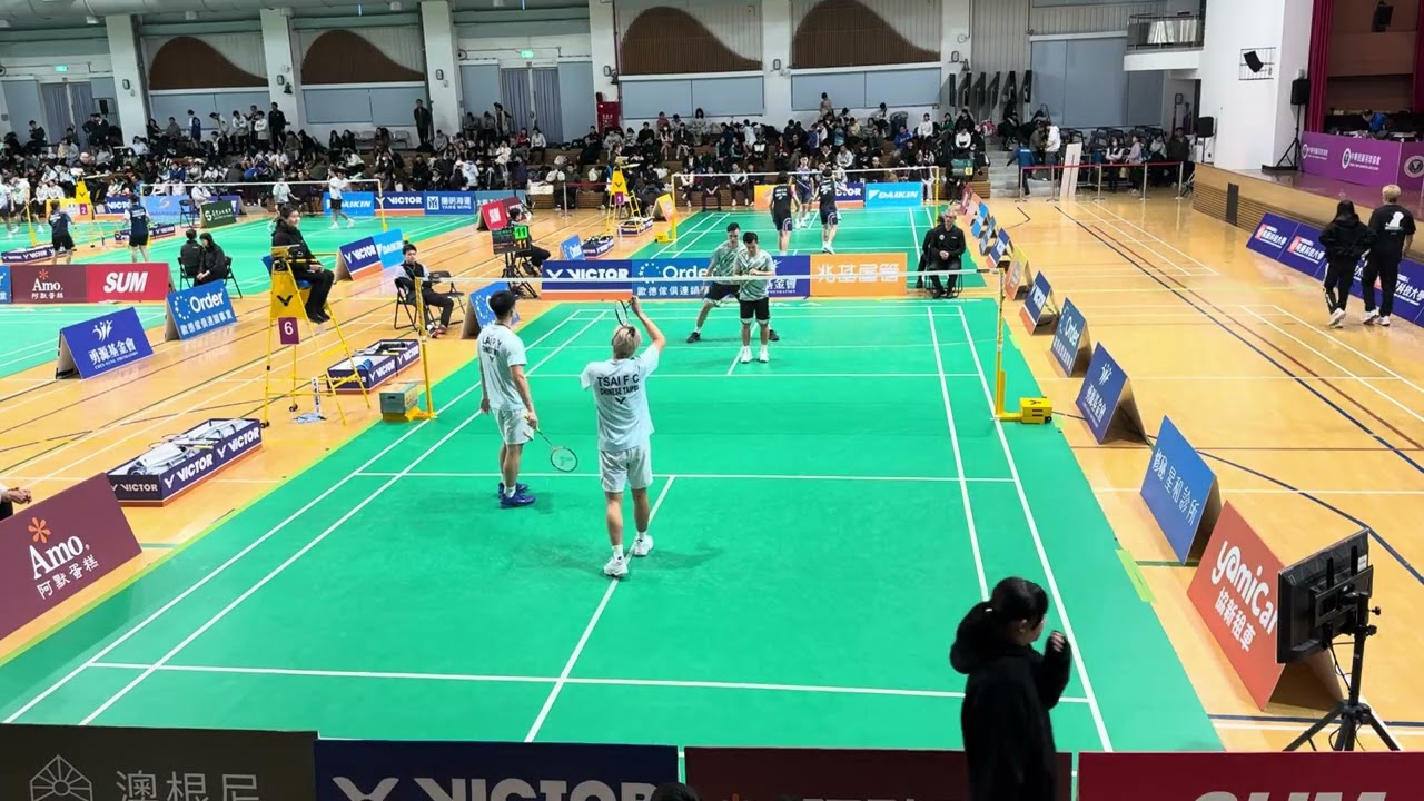 2026第一次排名賽甲組男雙16強合庫賴柏佑/蔡富丞vs中租吳冠勳/蘇敬恒