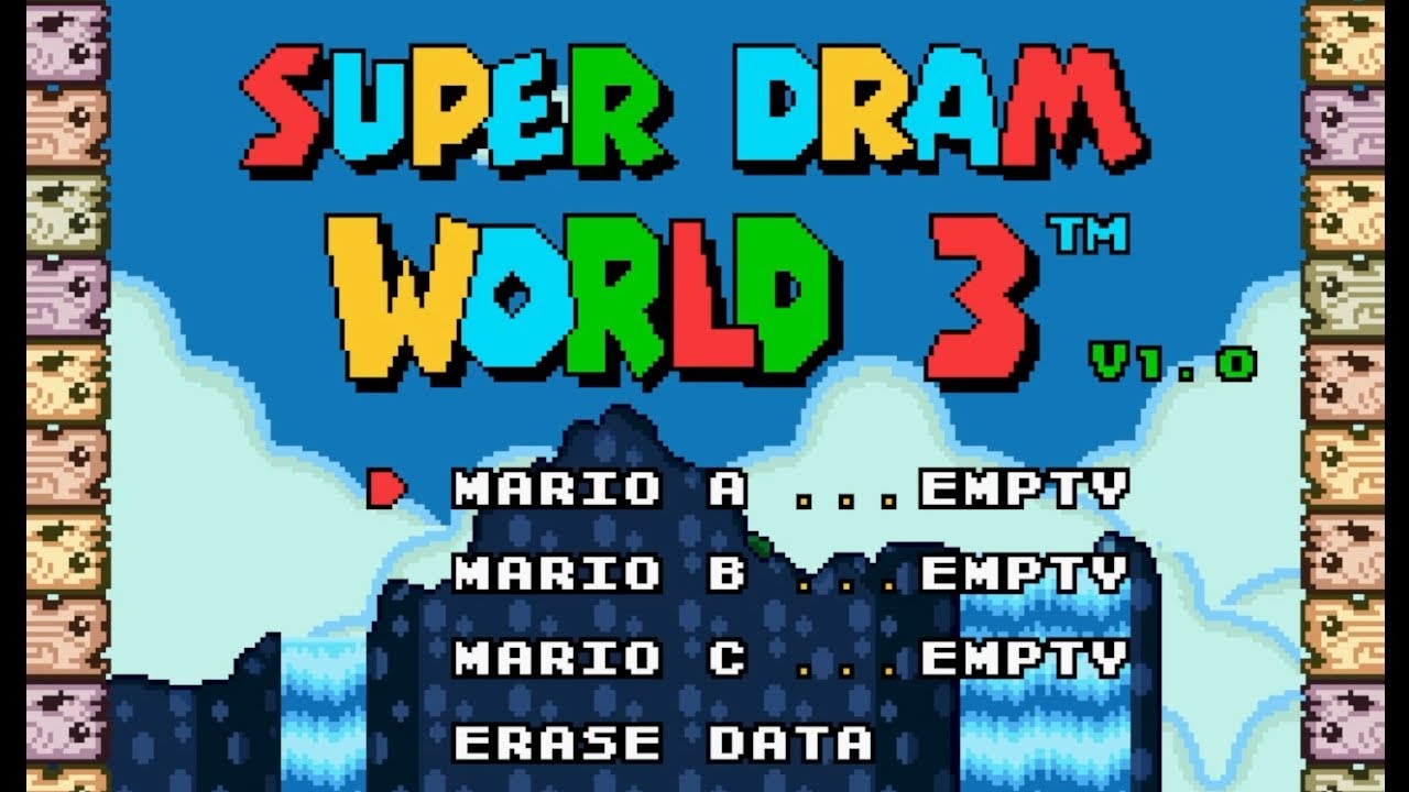 Super Dram World 3 TAS Но я умираю от каждого тролля [Часть 1]
