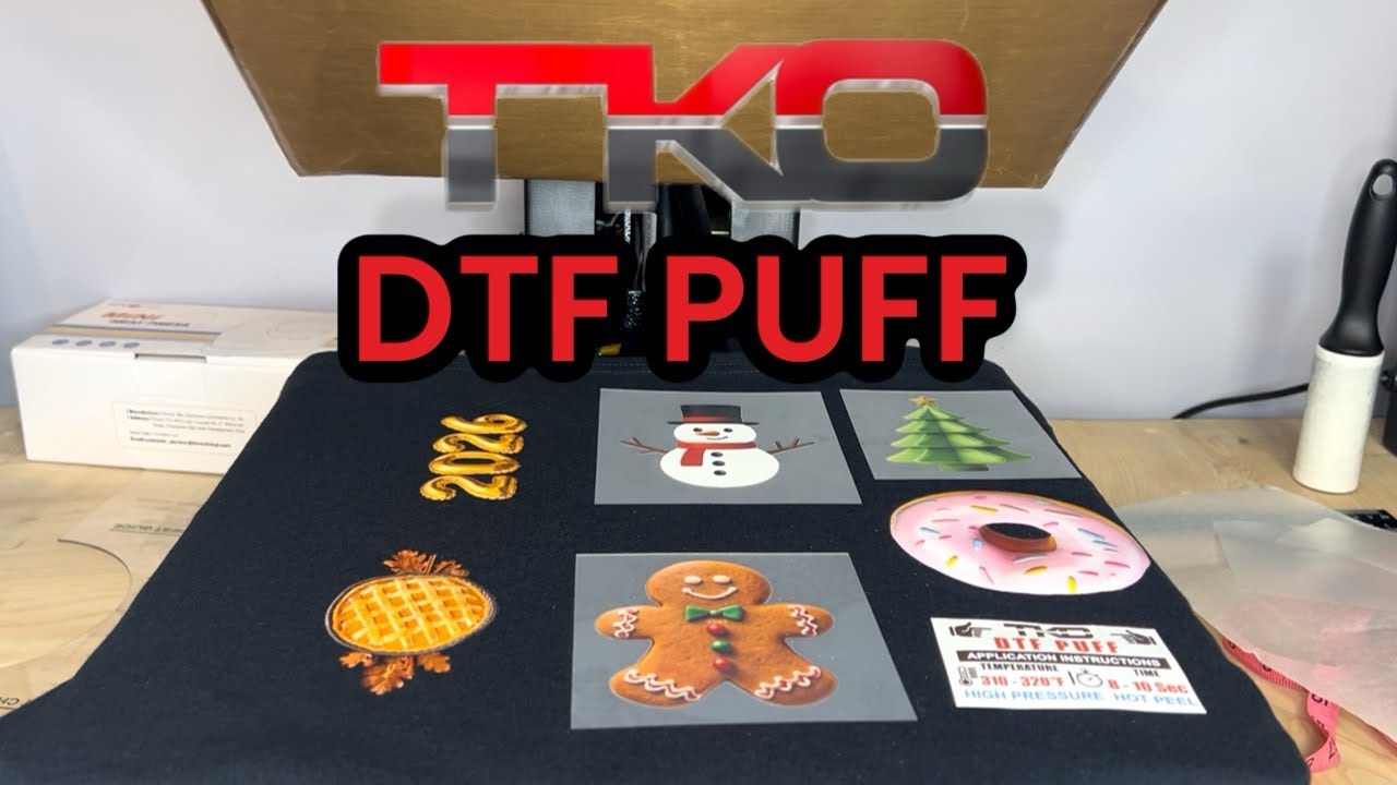 ОБЗОР НАБОРА ОБРАЗЦОВ TKO DTF PUFF