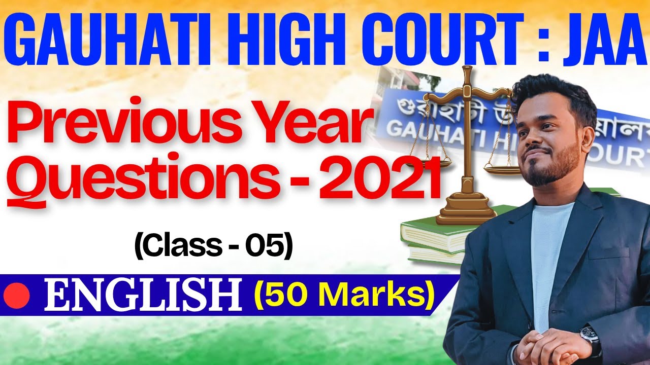 Gauhati High Court JAA 😍🔥 | English Previous Year Questions 2021 | Class-05 | Pariksha Mitra Assam
