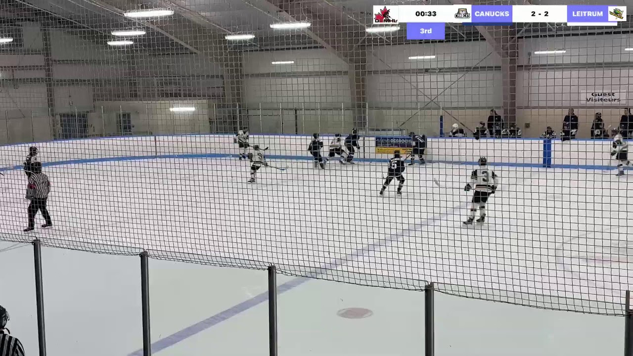 Live powered by Swish Live app
CANUCKS VS LEITRUM