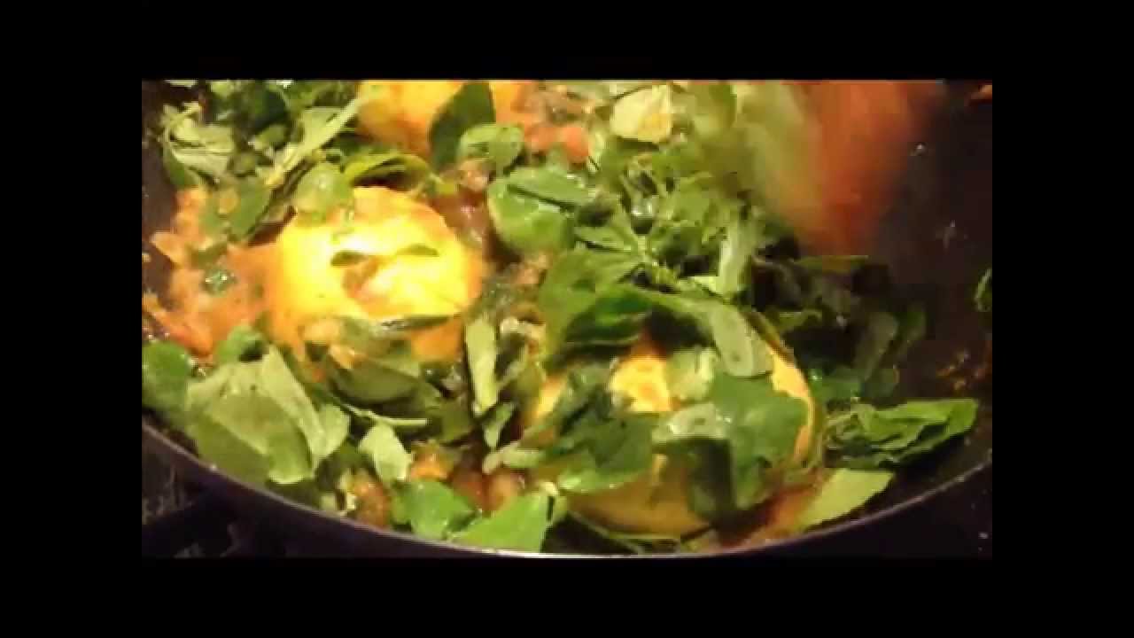 Egg Recipes - Methi Egg Pepper Fry -  Methi Egg Curry - Indian Egg Recipes