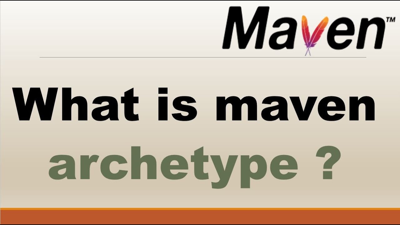What is an archetype in Maven? || Maven interview question || Build Automation Tool
