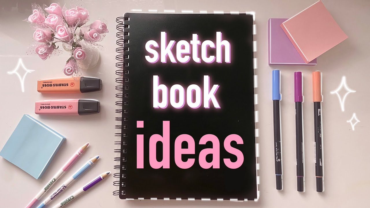 🌷5 Ways to Fill Your Sketchbook \\ aesthetic, simple & pretty🌷