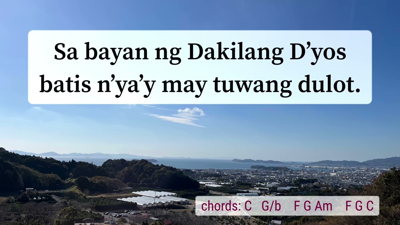 Salmong Tugunan Salmo 45 “Sa Bayan ng Dakilang Diyos Batis N’ya’y May Tuwang Dulot.” (2025 Nov.9)