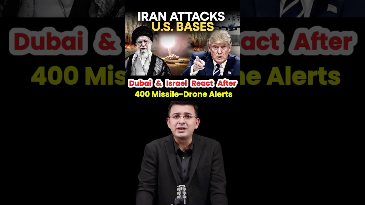 Dubai & Israel React After 400 Missile-Drone Alerts &mdash; Tensions Soar! #donaldtrump #khamenei #iran