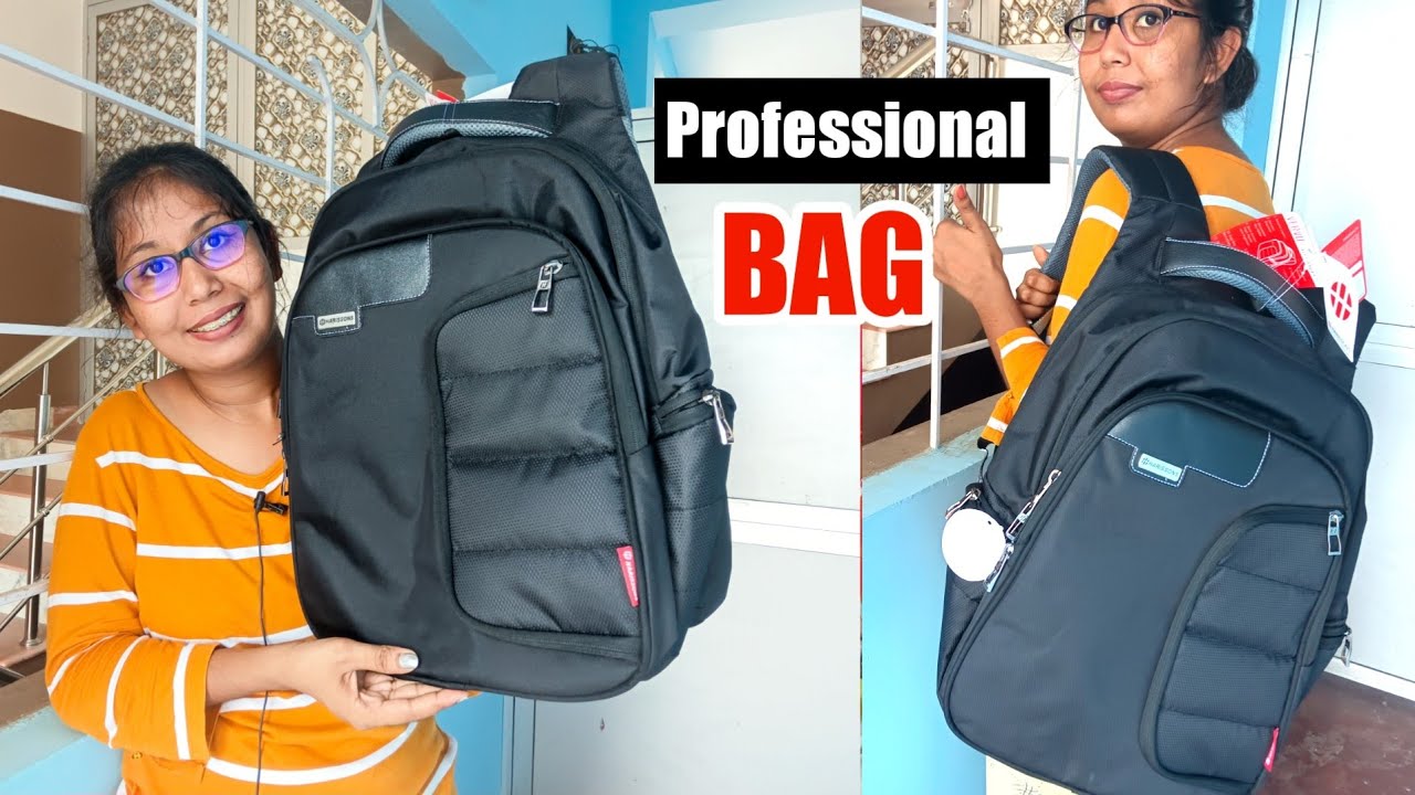 Harissons Bags Vervo 15.6-inch Laptop/Travel/Casual Backpack for Men and Women with Rain Cover