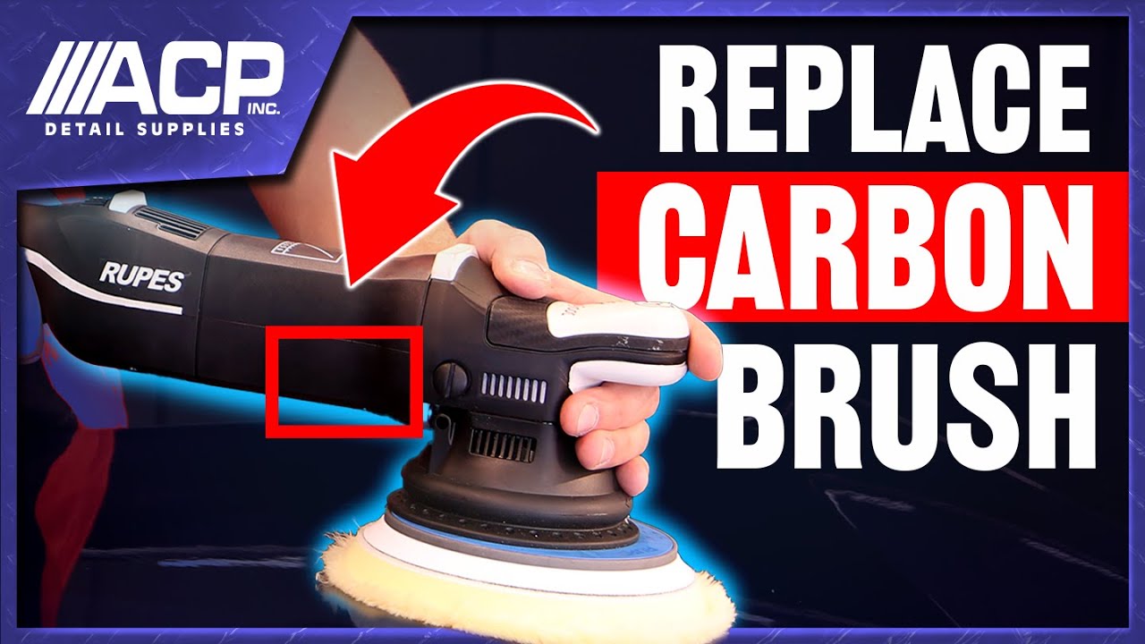 How to REPLACE Carbon Brush on RUPES Polishers