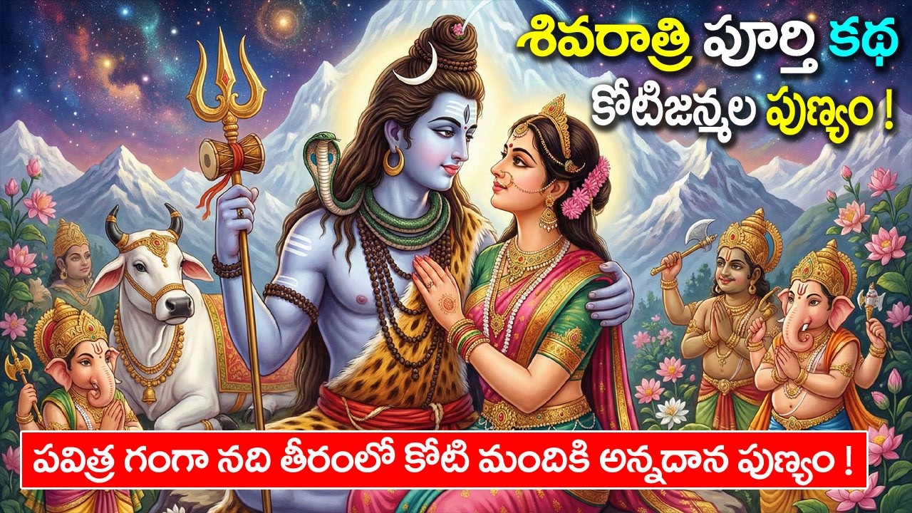 శివరాత్రి పూర్తి కథ వింటే ఆకస్మిక డబ్బు ! || Complete Story of Maha Shivaratri #mahashivratri #katha
