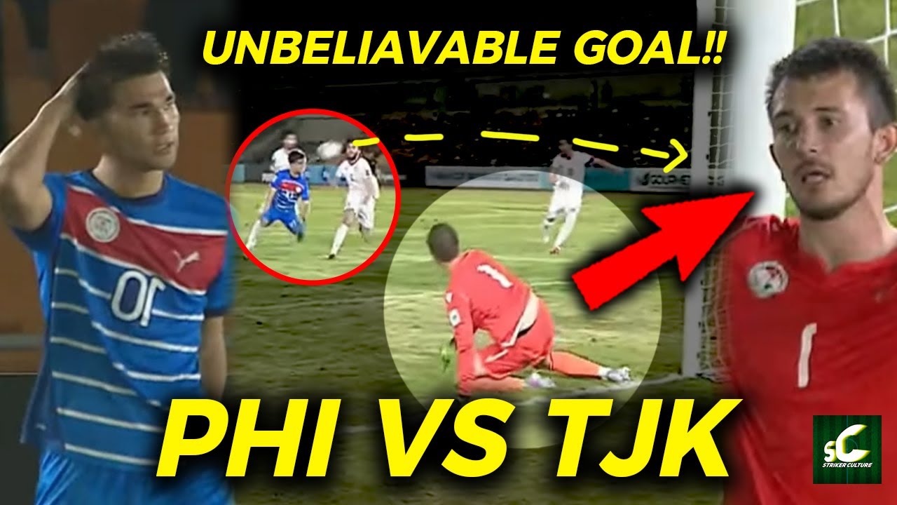 HE CAN'T BELIEVE THIS Bjorn Kristensen GOAL! Philippines vs Tajikistan All Goals Highlights