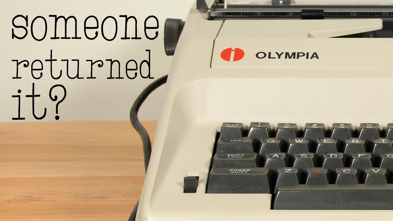 Olympia Electric CE-12 (the typewriter i sold and came back?)