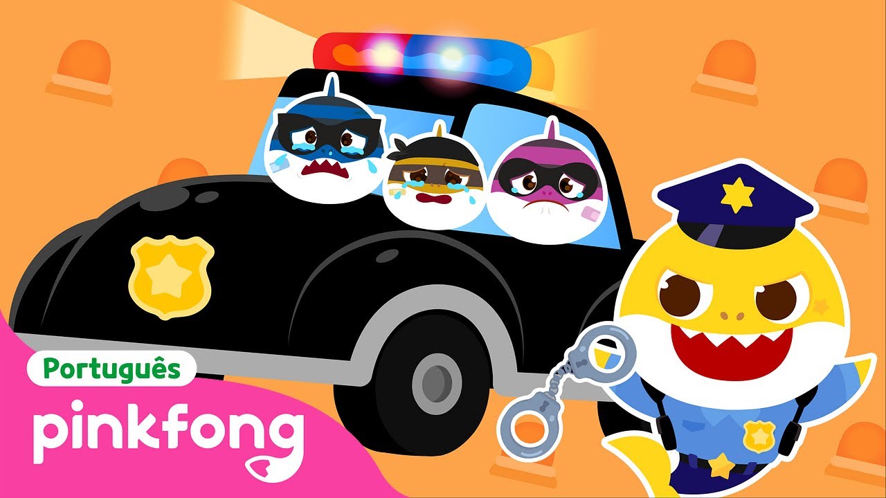 Pegue a Fam&iacute;lia Tubar&atilde;o de Ladr&otilde;es! | Esconde 4 | Pinkfong, Beb&ecirc; Tubar&atilde;o! Can&ccedil;&otilde;es para Crian&ccedil;as