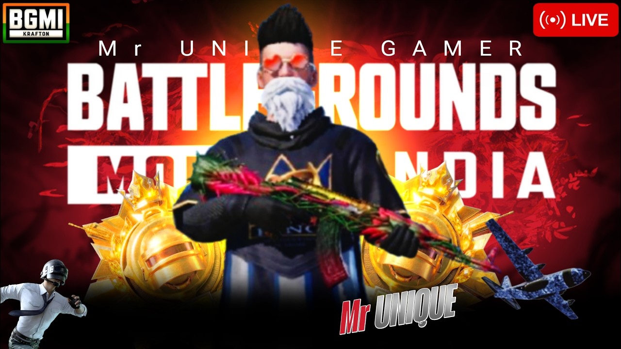 Mr UNIQUE GAMER is Live 🔥 BGMI MOBILE