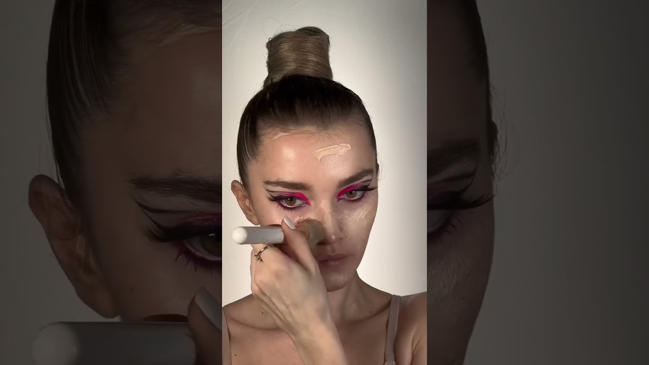 TUTORIAL NEON PINK💕&hearts;️ #makeup #makeupartist #eyeshadow #neonmakeup #makeupfordance