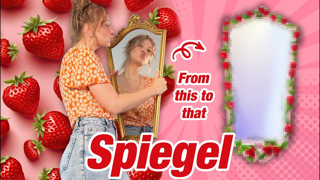 Van een OUDE spiegel tot mijn DROOM spiegel! // Rosalie Boom #234