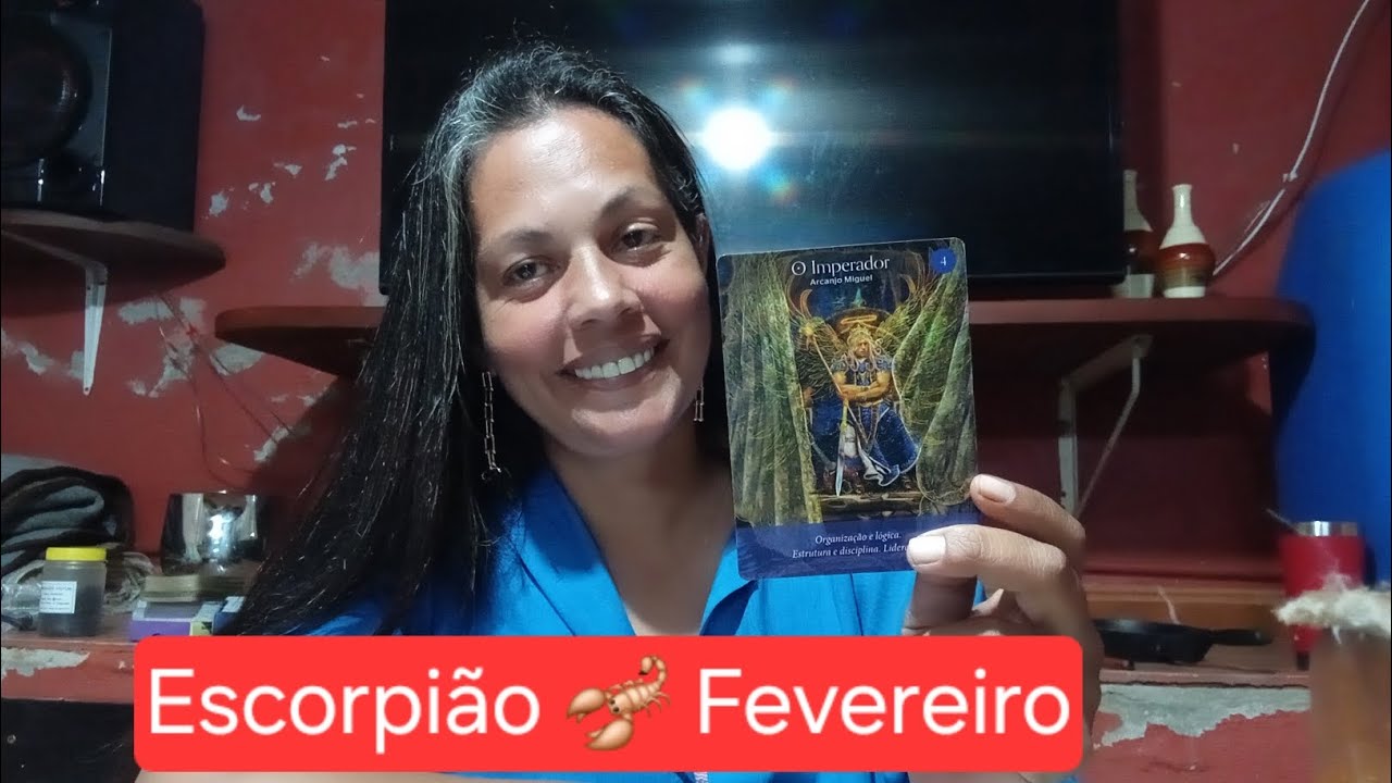 Escorpião 🦂 ♏️ Fevereiro: Fartura, você merece. Saindo de uma tristeza. 
