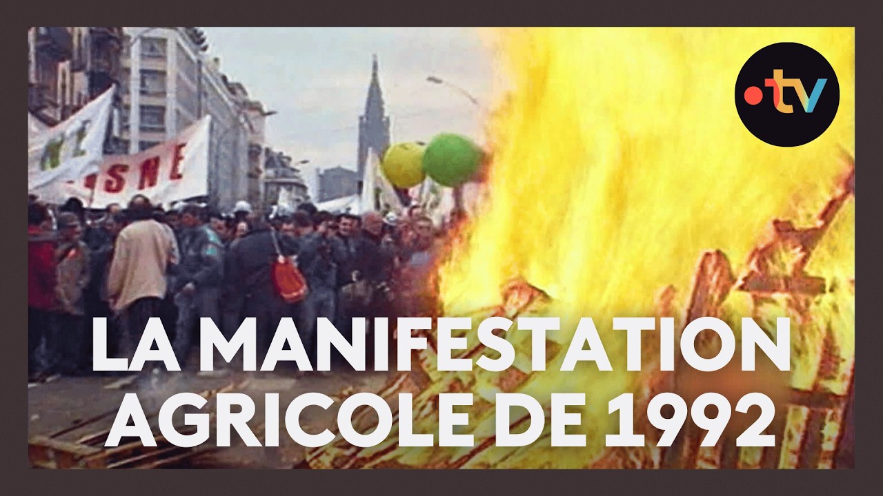 80 000 agriculteurs à Strasbourg : retour sur la mobilisation historique de 1992