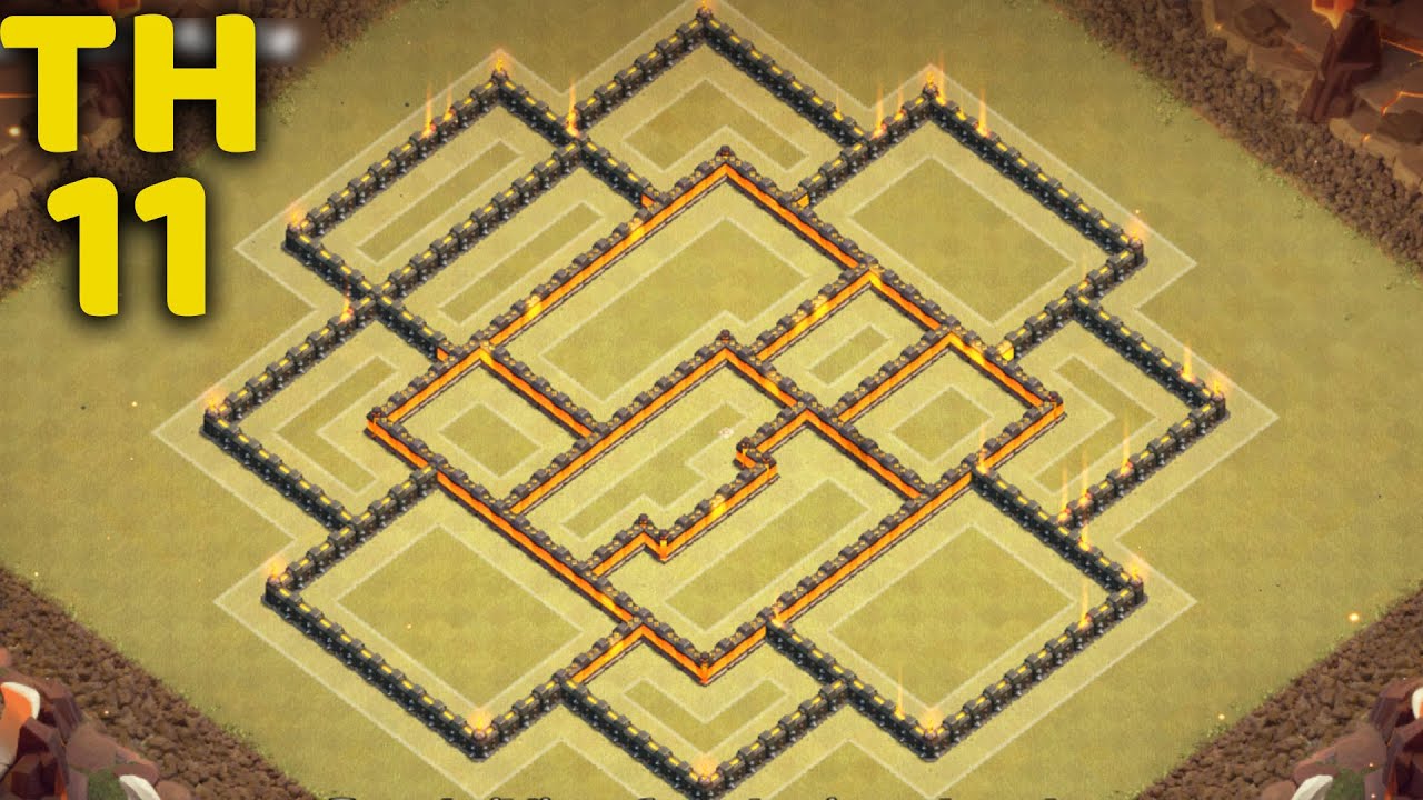 Town Hall 11 War Base Design - Anti Bowler + Anti Miner + Anti Valk Clash of Clans (CoC TH11)