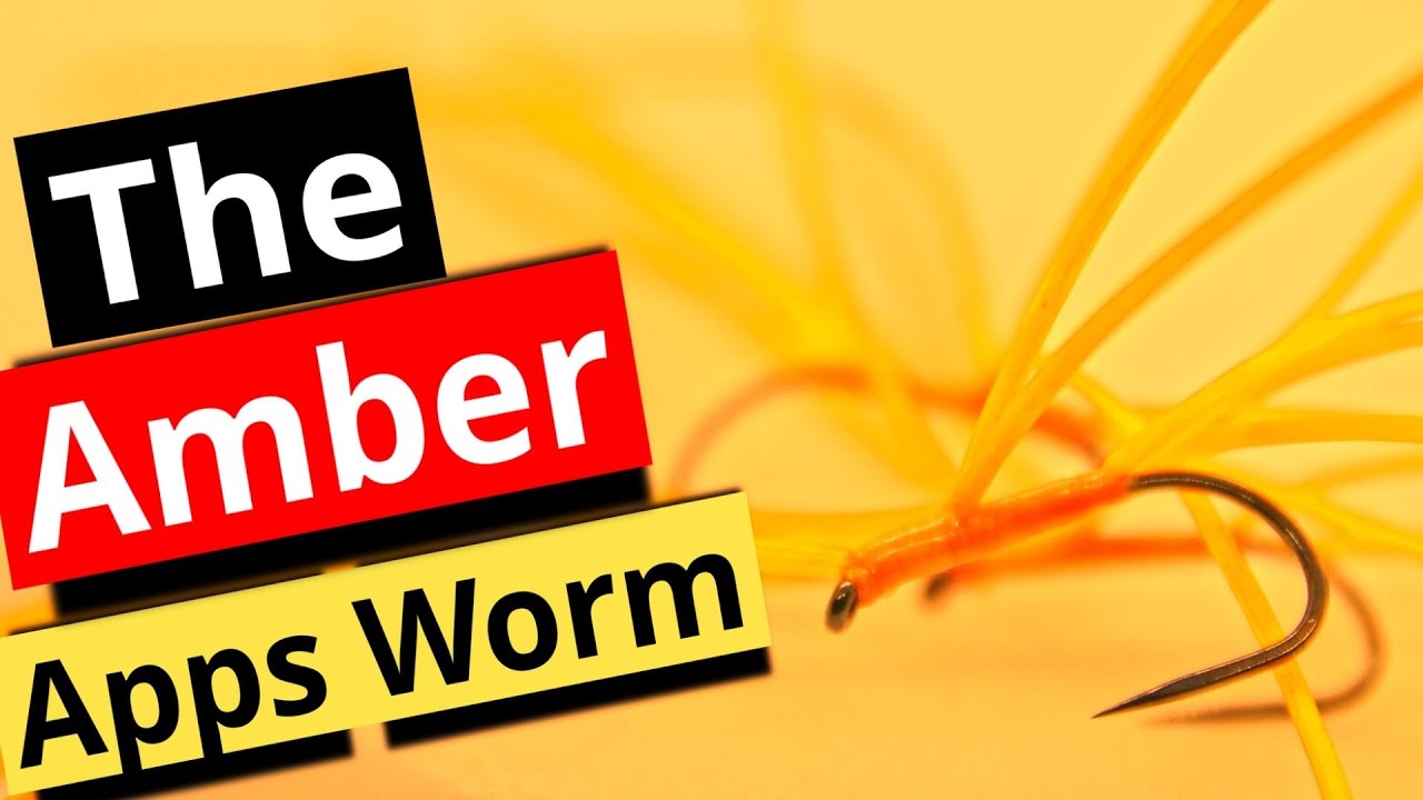 How to tie an Apps Worm (Amber) for Fly Fishing