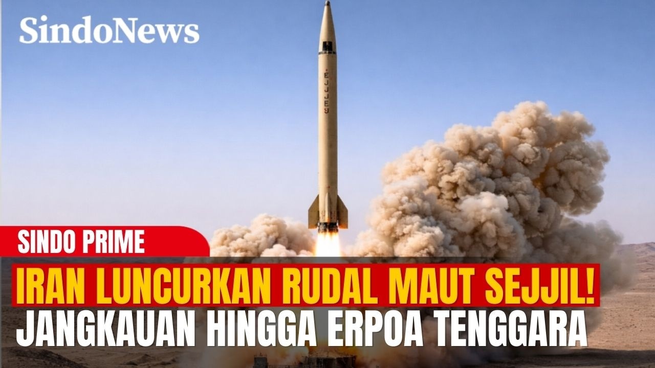 RUDAL MAUT SEJJIL DILUNCURKAN! Iran Klaim Jangkau Seluruh Israel hingga Eropa Tenggara | Sindo Prime