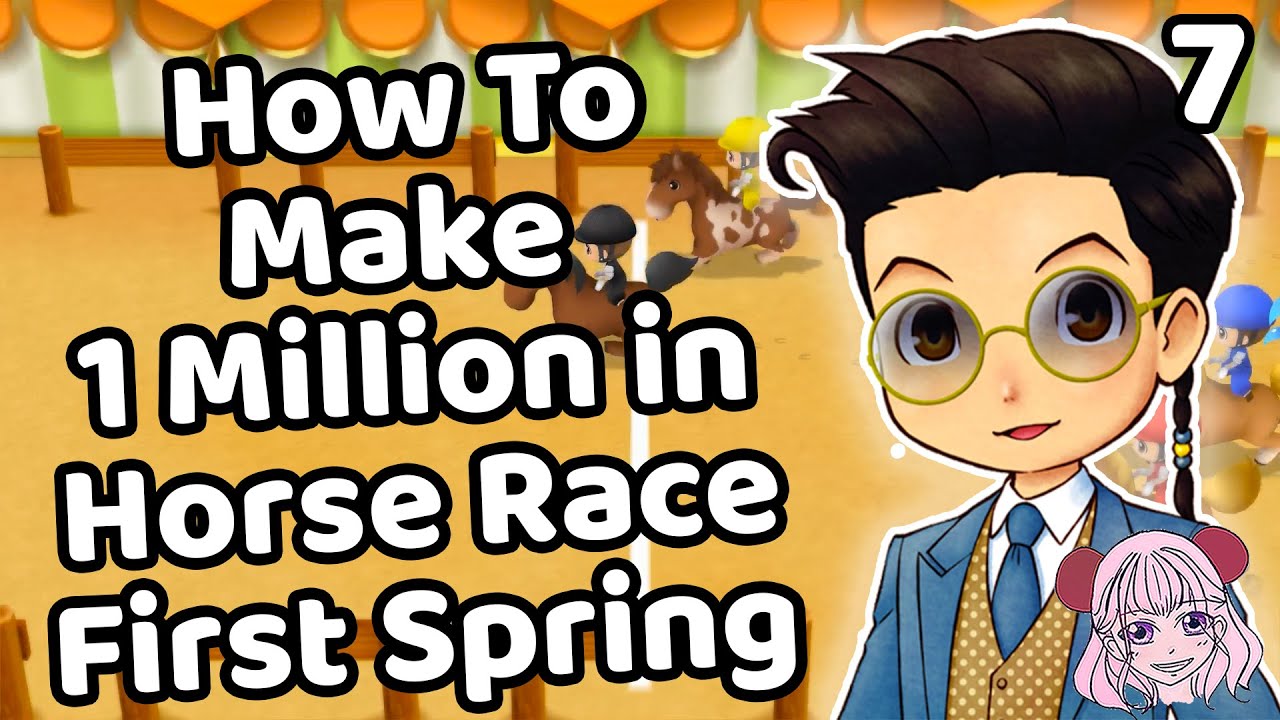 Story of Seasons Friends Of Mineral Town Gameplay- How To Make 1 Million In Horse Derby!