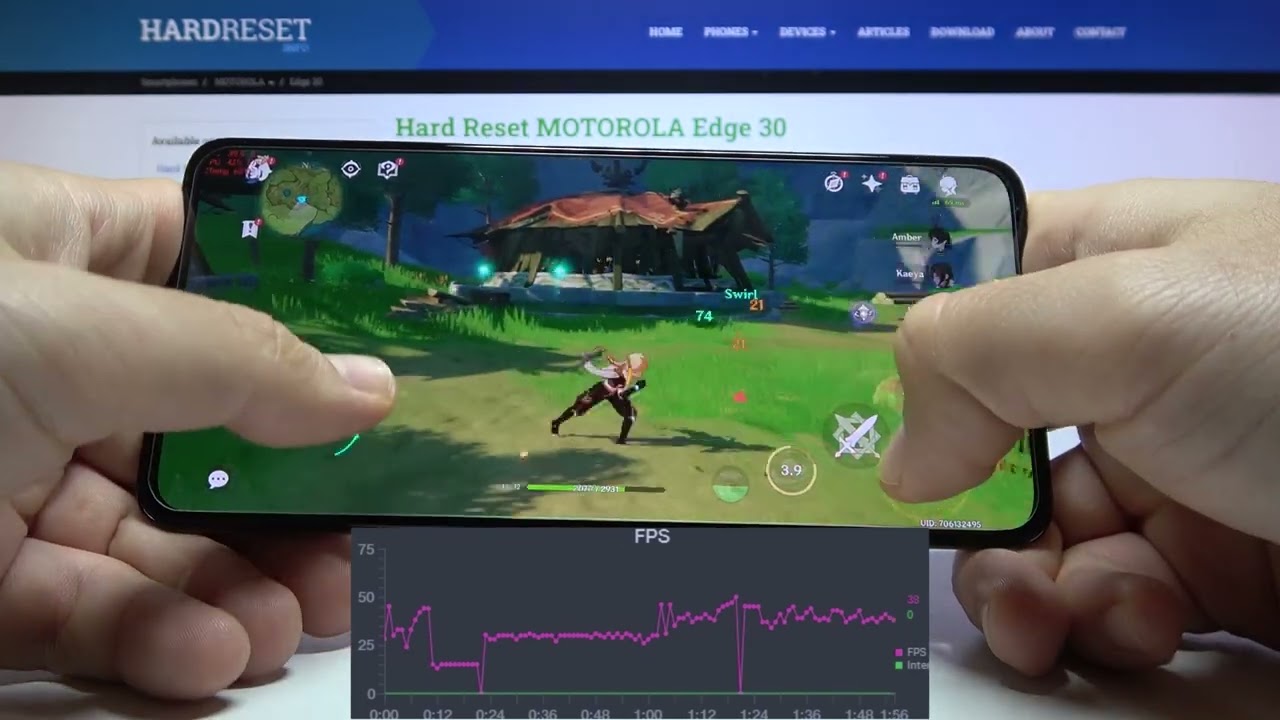 Motorola Edge 30 - GENSHIN Impact on LOW/MED/HIGH | Gaming TEST + FPS Graph | AMOLED, 144Hz | $550
