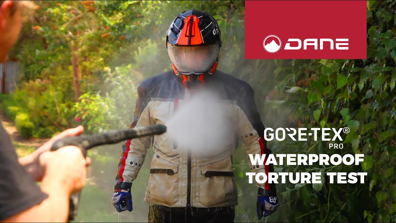 Dane Gore-Tex Pro Motorcycle Jacket Waterproof Test