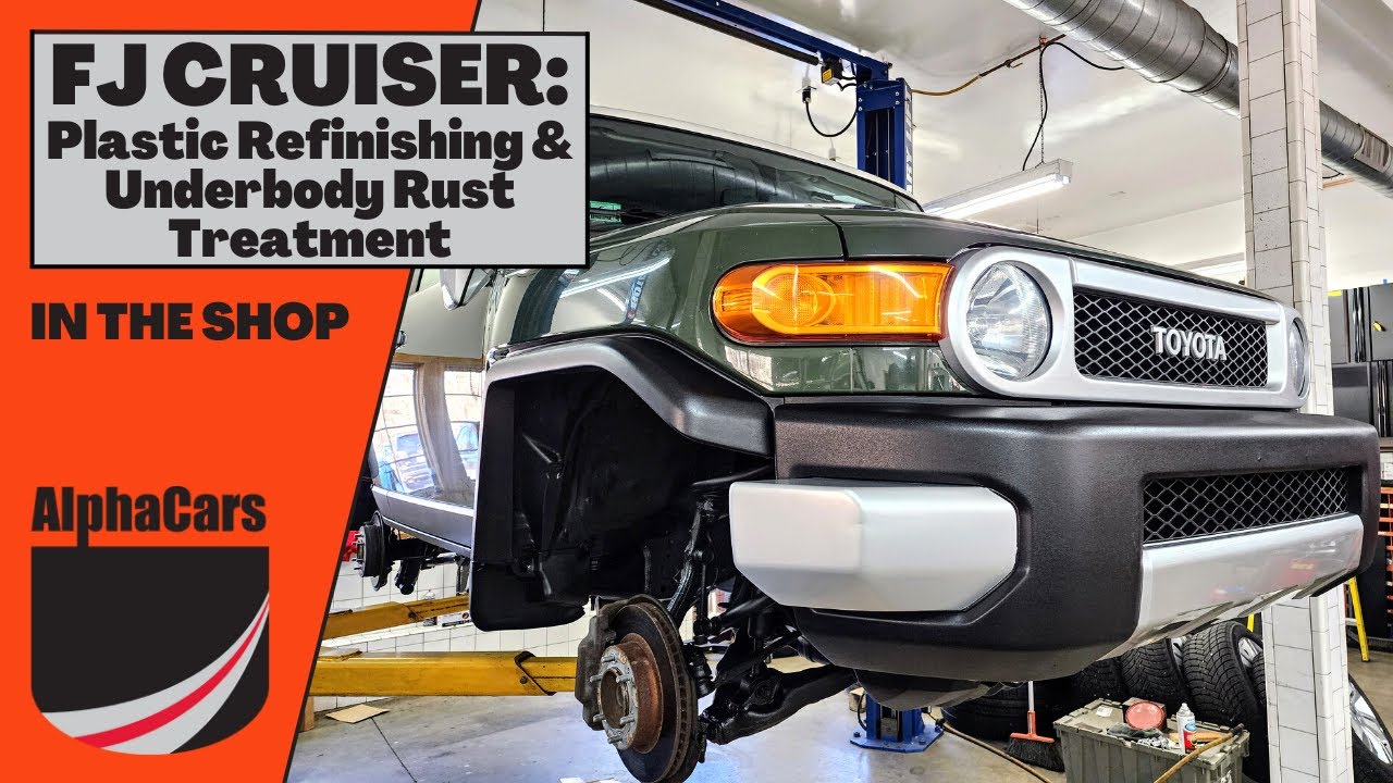 A Toyota FJ Cruiser Gets a Makeover! | Exterior Plastic Restoration & Underbody Rust Treatment