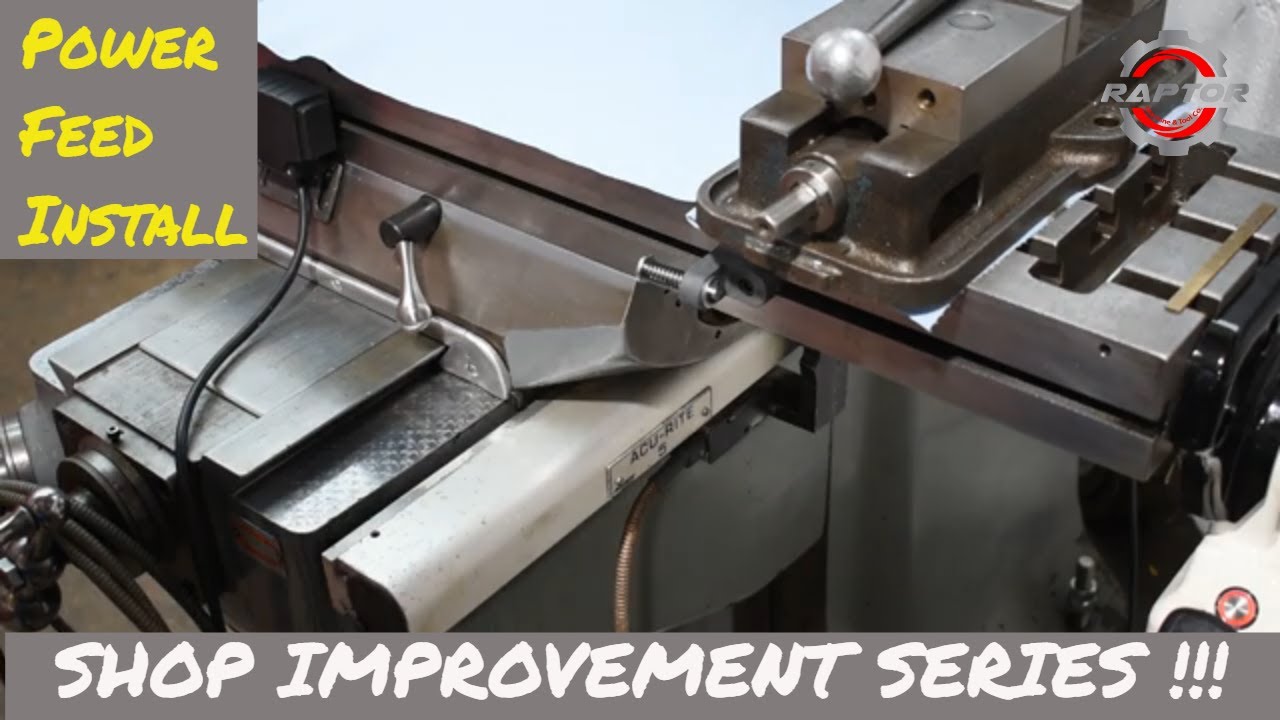 Bridgeport Milling Machine Power Feed Install
