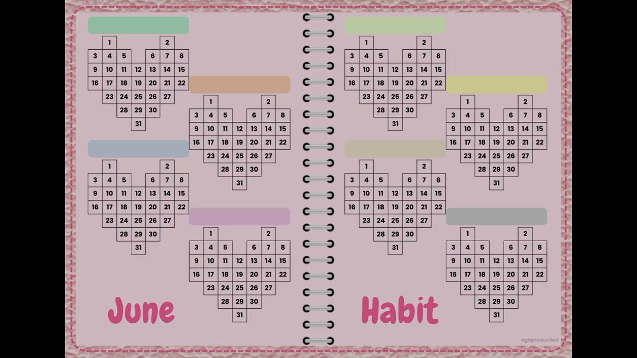 2026 Monthly Habit Tracker