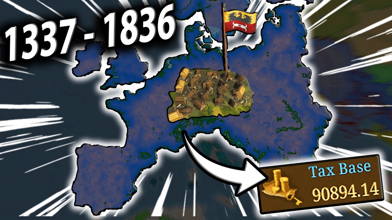 I Played As A GERMAN VILLAGE for 500 Yrs & Formed The EUROPEAN UNION in EU5 Mühlhausen Saga