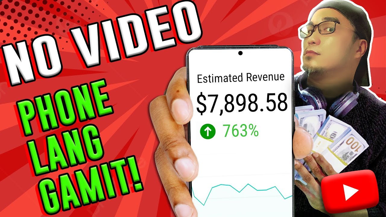 Kumita Sa Youtube Kahit Walang Video - Using Phone - Step by Step Tutorial