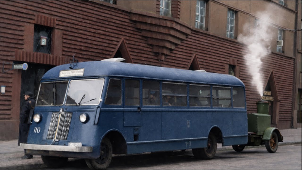 HISTORIA AUTOBUSÓW NAPĘDZANYCH DREWNEM