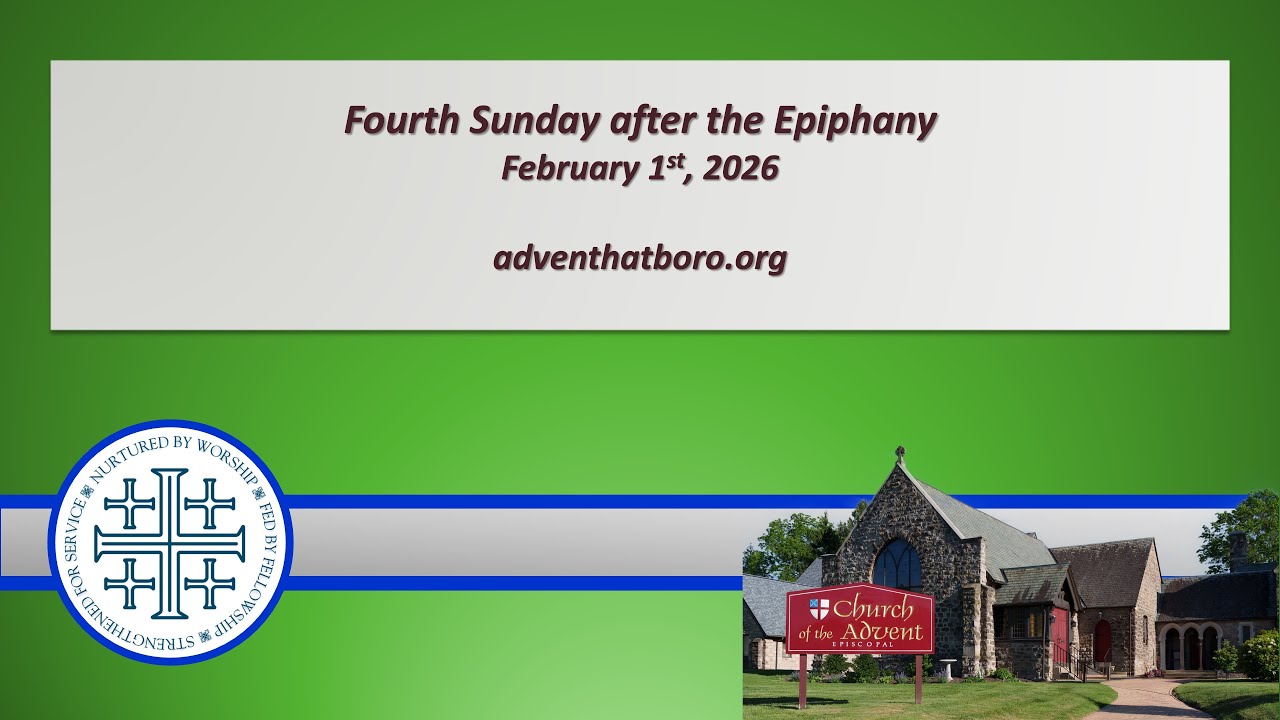 February  1st, 2026: The Fourth Sunday after Epiphany