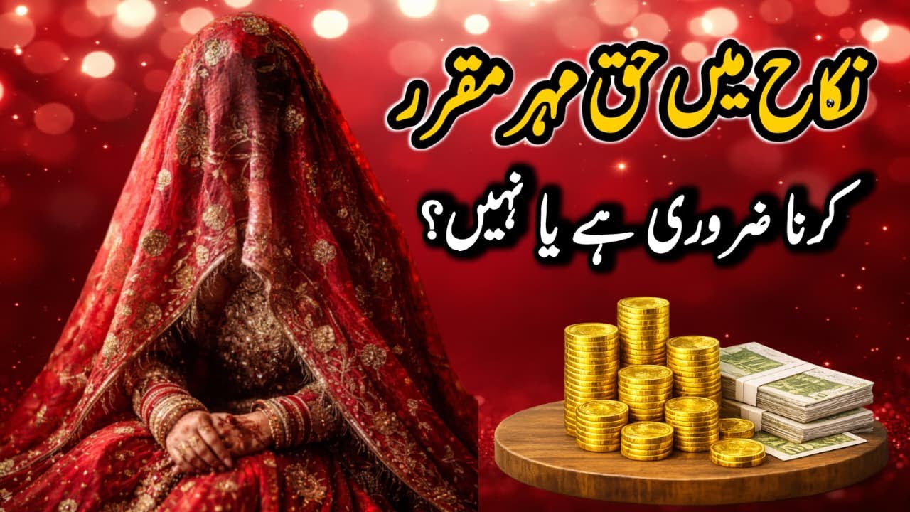 Nikah Mein Mehar Zaroori Hai Ya Nahi? | Islamic Masla