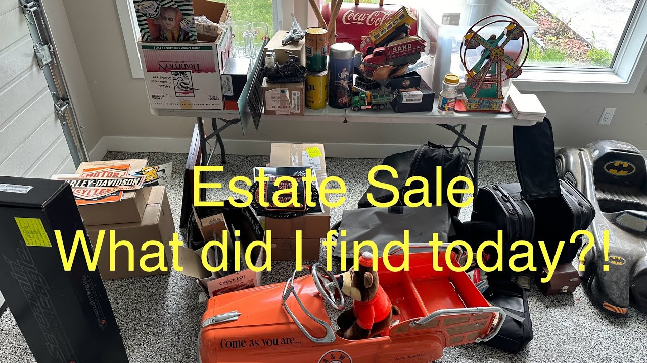 Estate Sale Treasures! what did I find? today's unboxing haul!
