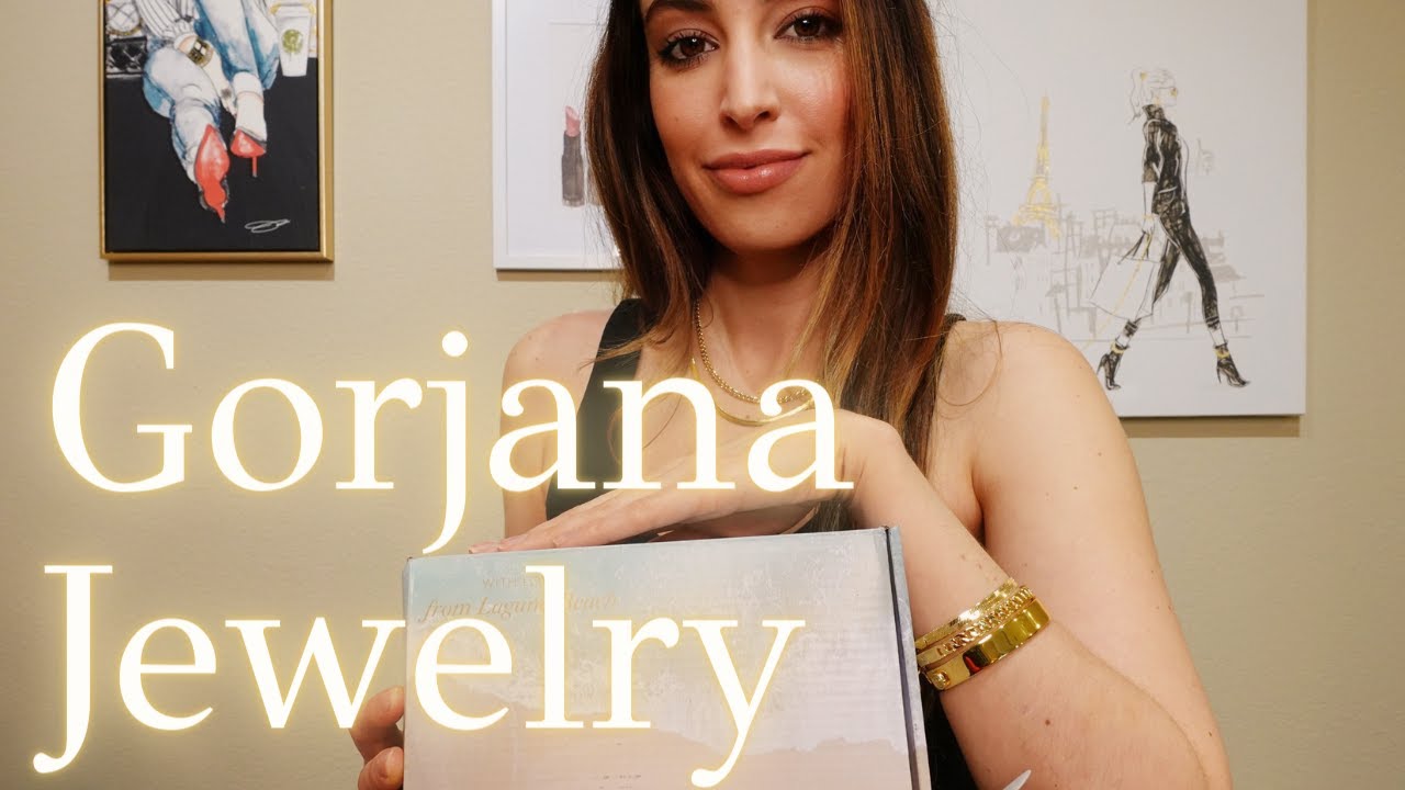 Gorjana Gold Jewelry Unboxing, Review & Try-On: Bracelets and Necklaces