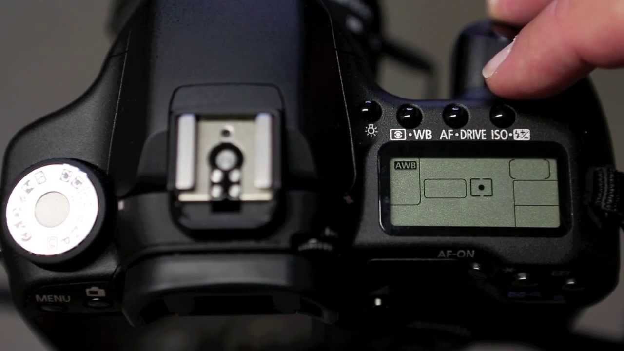 Canon 50D - Setting up the metering mode