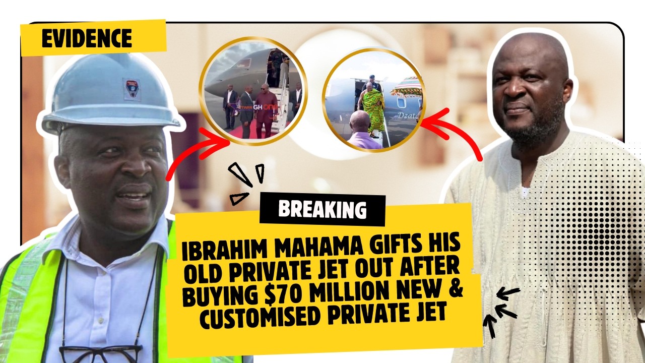 Ibrahim Mahama Gifts His Old $8.5 Million Private Jet Out After Buying $70 Million Customised Jet