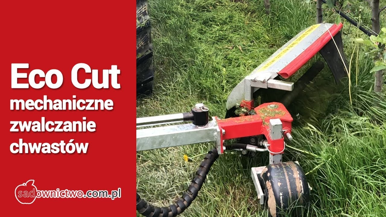 EcoCut - mechaniczne niszczenie chwastów w sadach - sadownictwo