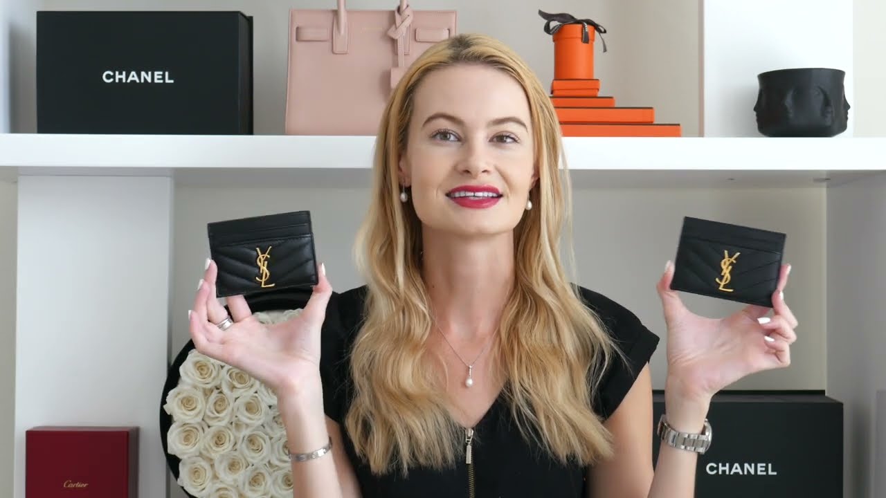 Настоящие держатели карт YSL против поддельных ✅ || Узнайте, как найти различия